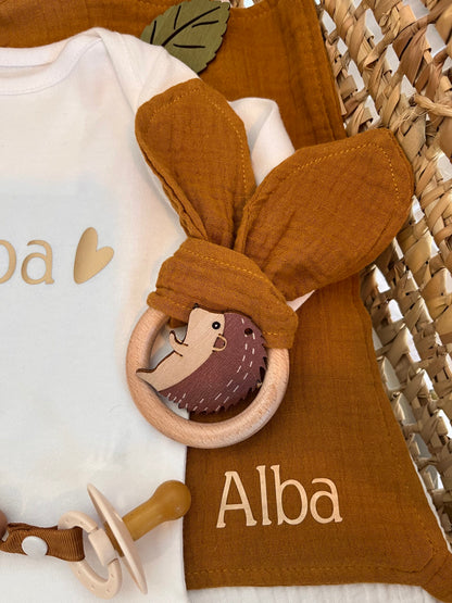 Coffret personnalisé bébé automne