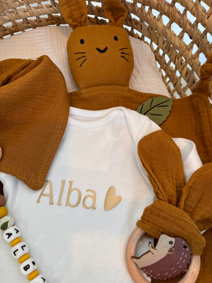 Coffret personnalisé bébé automne