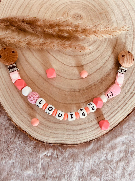Attache doudou Barbapapa