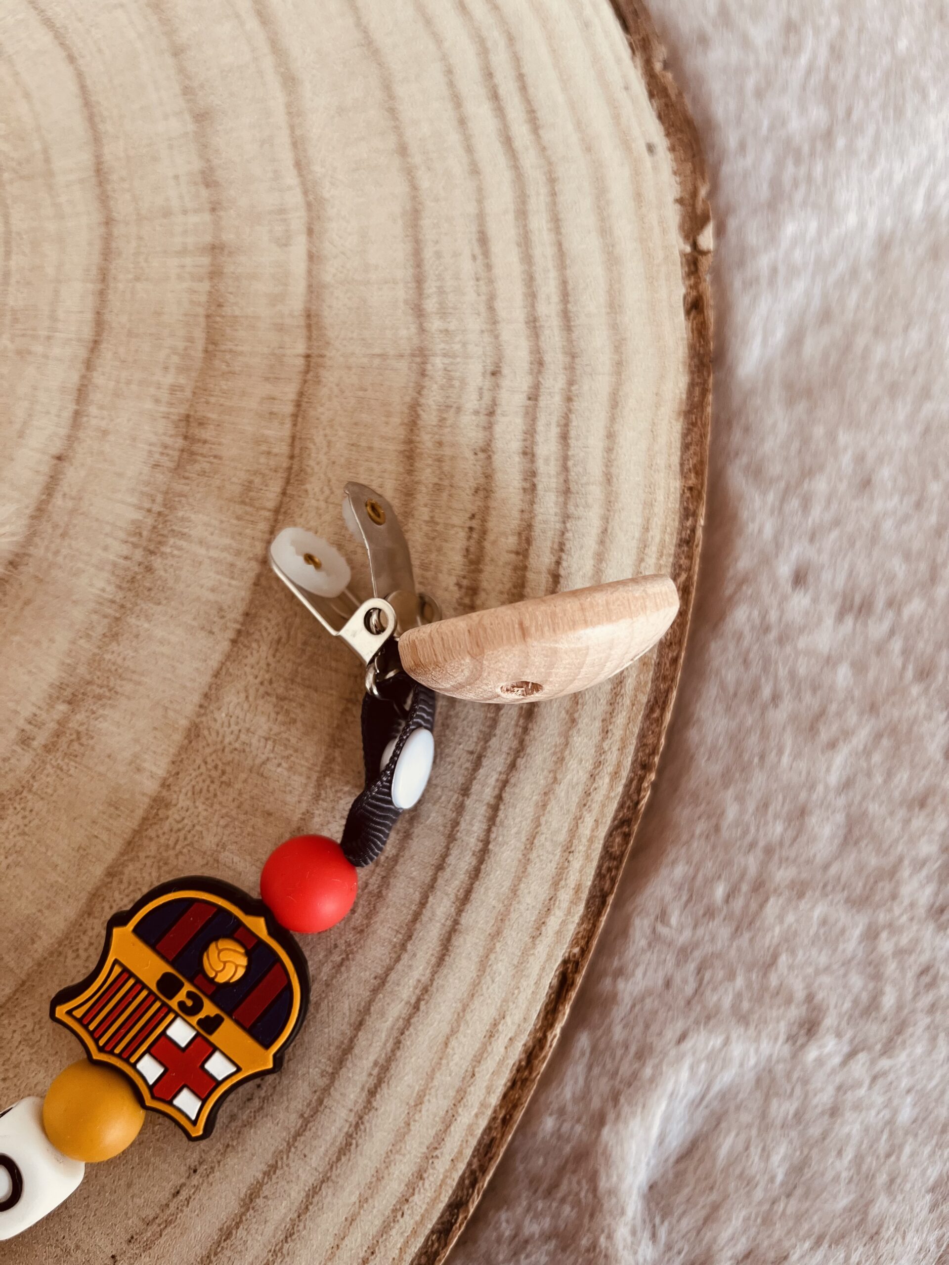 Attache doudou foot Barcelone