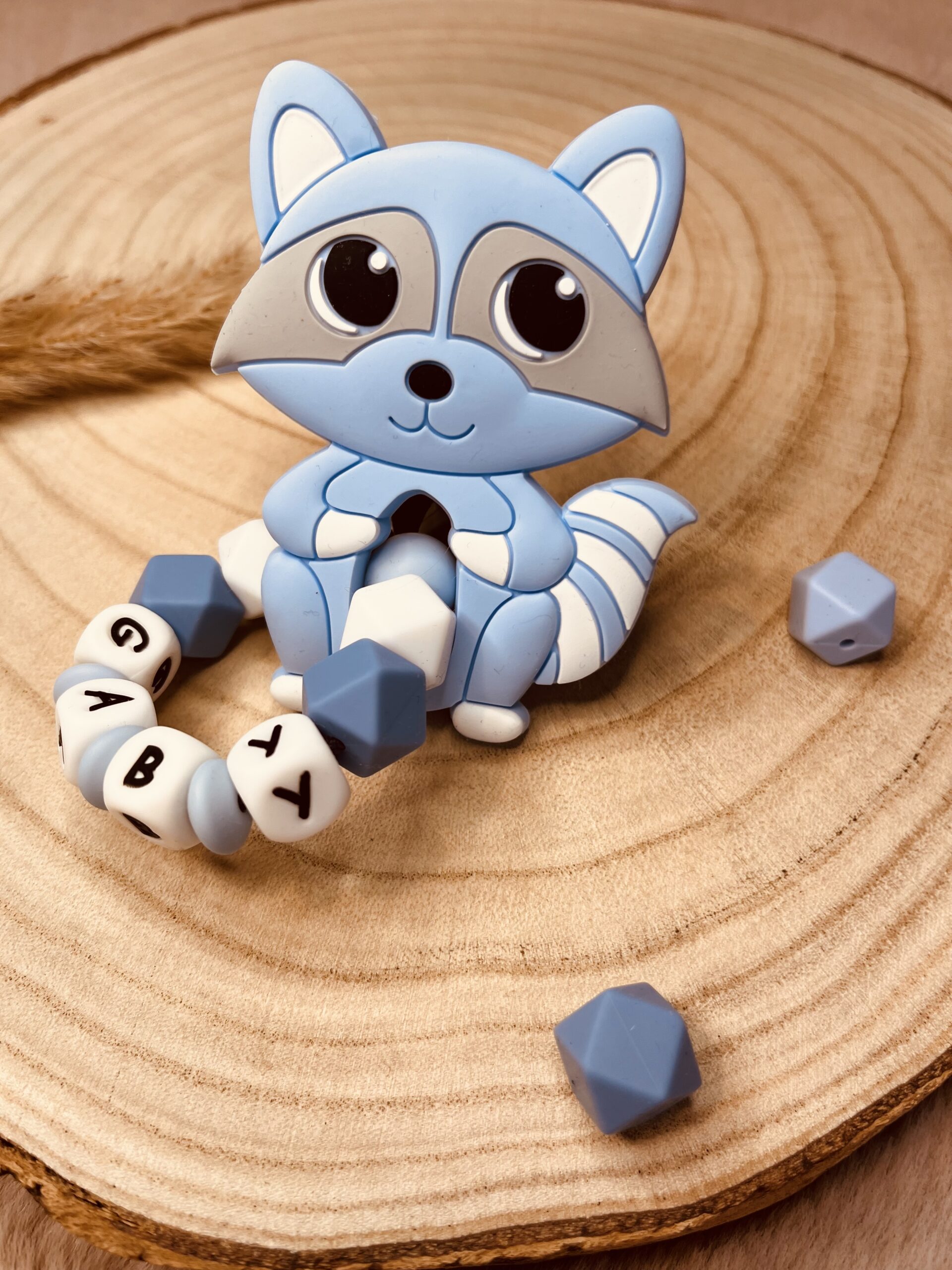 Anneau de dentition renard bleu