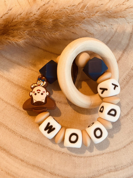 Anneau de dentition toy story Woody vue de dessus