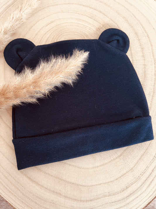 Bonnet  naissance personnalisé petit bateau
