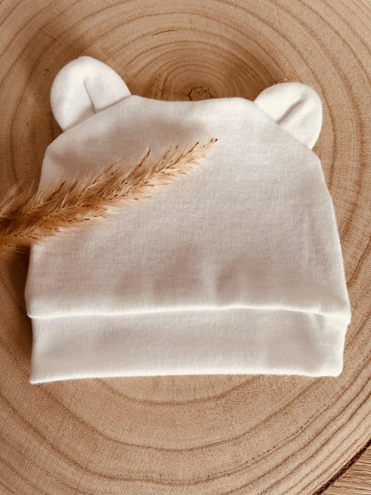 Bonnet personnalisé blanc