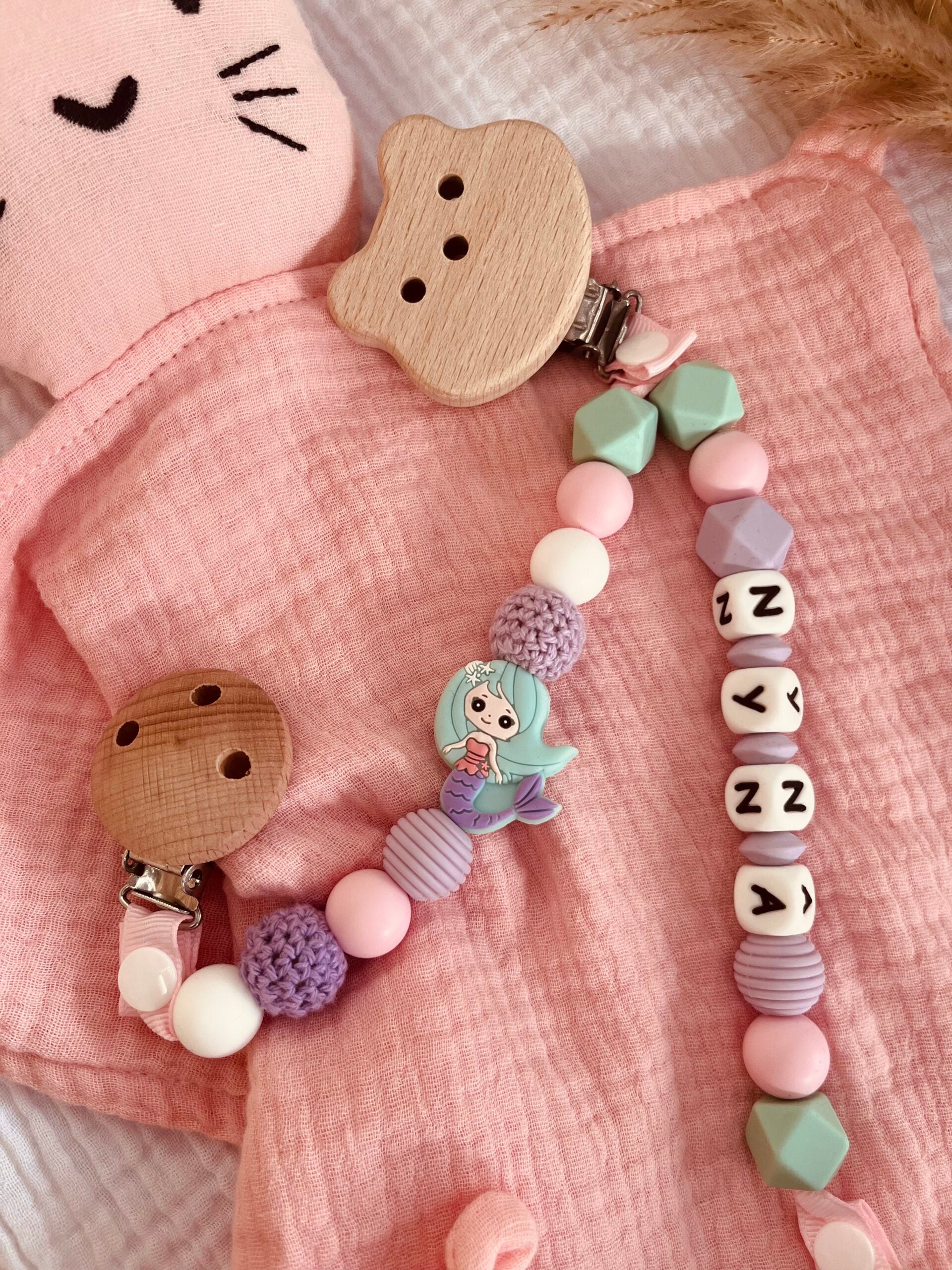 Double attache tétine et doudou