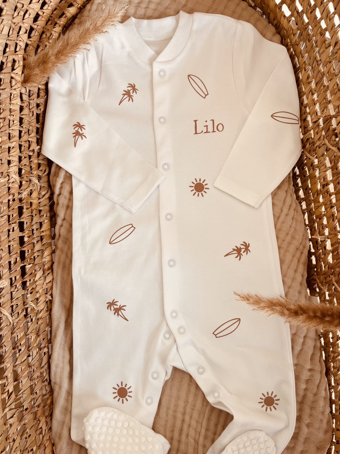 White cotton pajamas beach