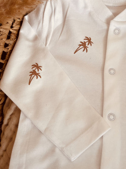 White cotton pajamas beach
