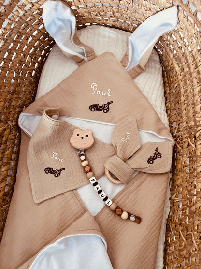 Coffret bébé personnalisé voiture