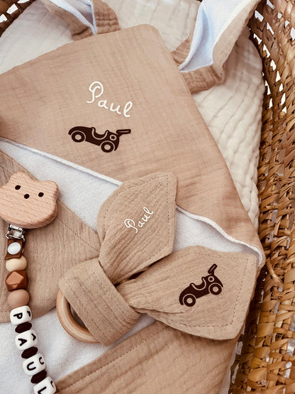 Coffret bébé personnalisé voiture