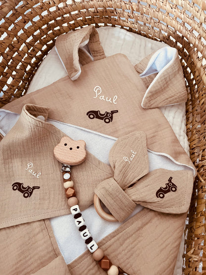 Coffret bébé personnalisé voiture