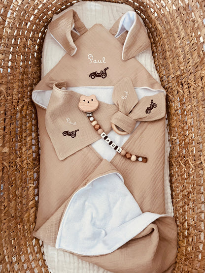 Coffret bébé personnalisé voiture