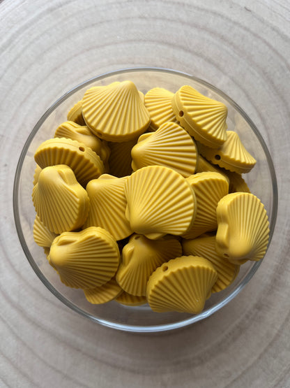 Perle silicone coquillage