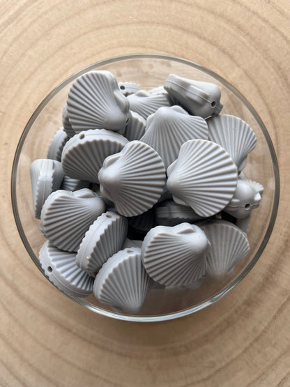 Perle silicone coquillage