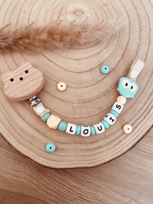 Personalized Owl pacifier