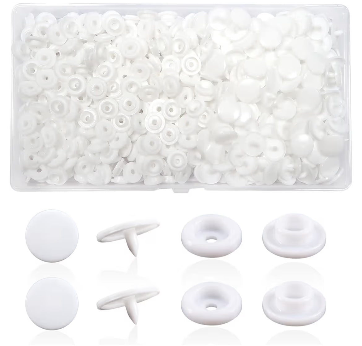 Boutons pressions plastiques T3