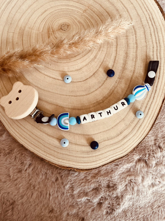 Titina personalizada personalizada Bleu Fillolfière