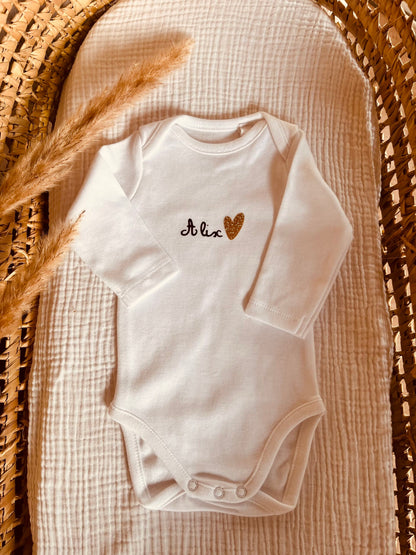 Body coeur doré