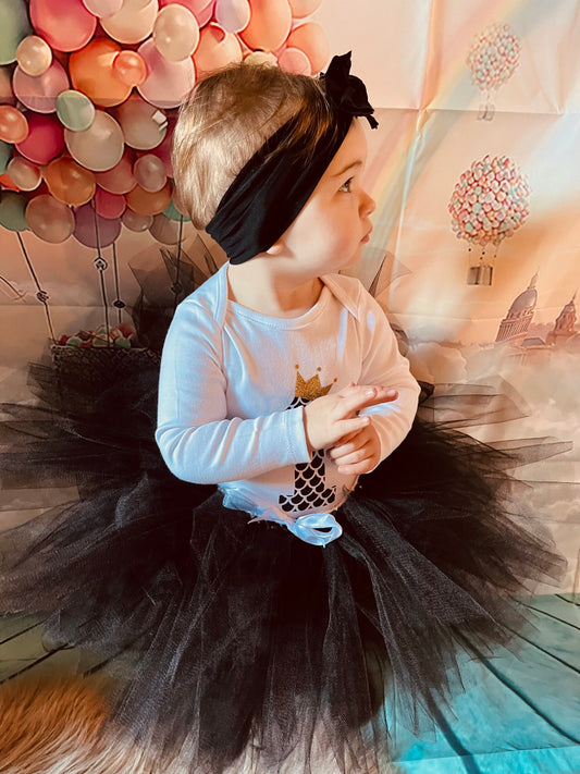 tutu bébé noir anniversaire
