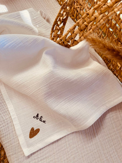 Lange de coton personnalisé