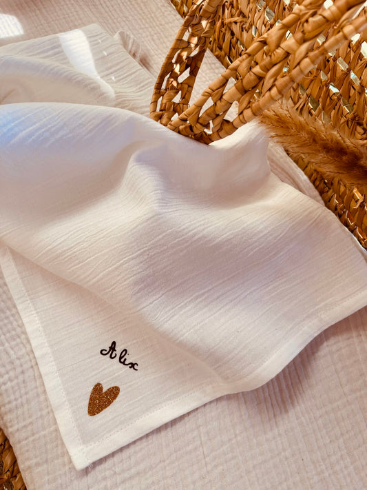 Lange de coton personnalisé