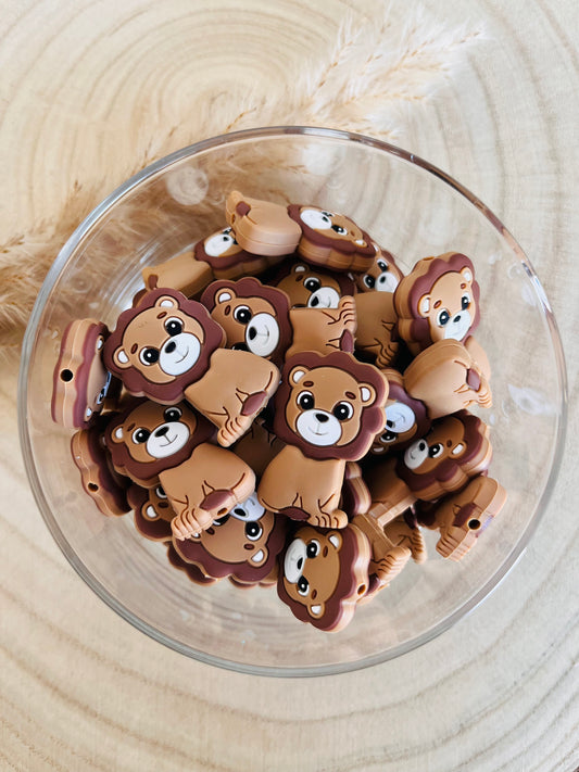 Perle silicone Lion