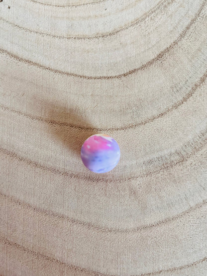 Perle Silicone imprimées Galaxie