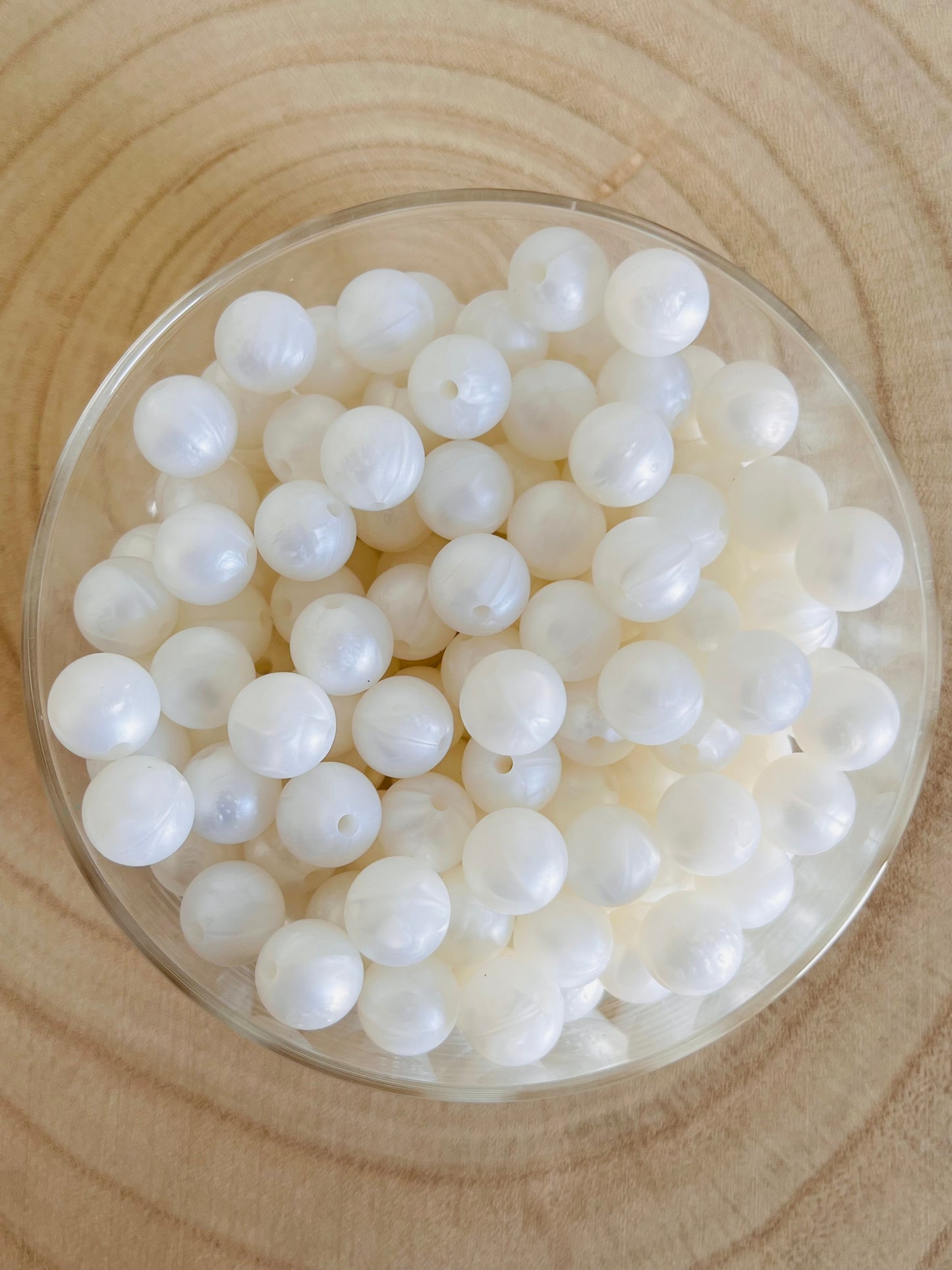 Perle silicone ronde 12 mm