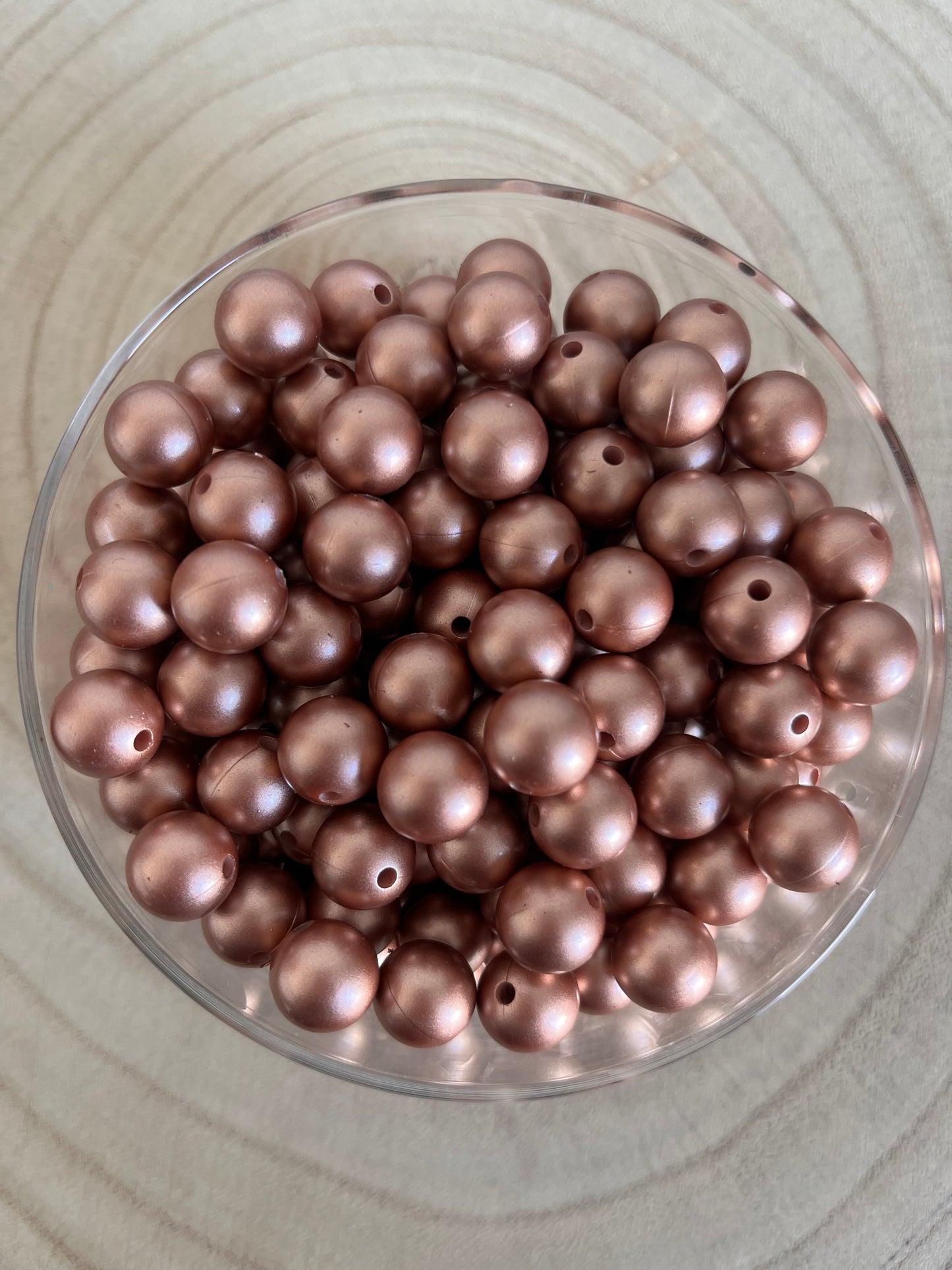 Perle silicone ronde 12 mm