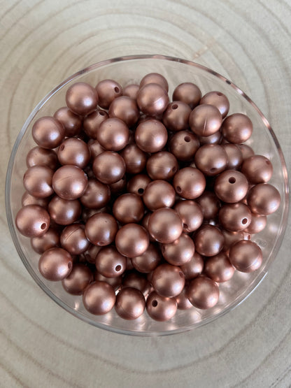 Perle silicone ronde 12 mm