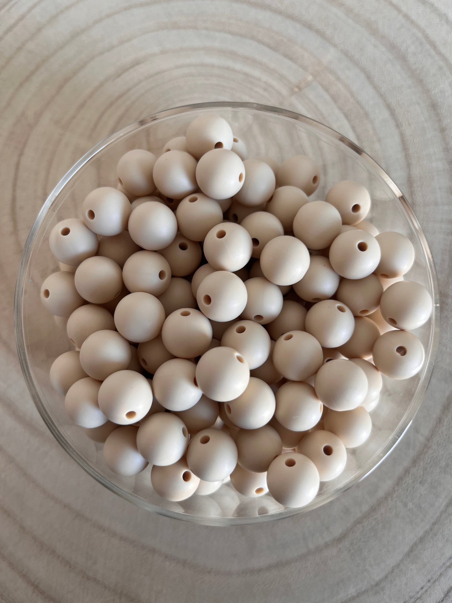 Perle silicone ronde 12 mm