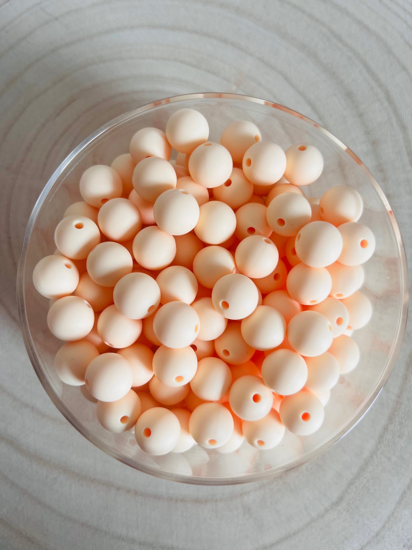 Perle silicone ronde 12 mm