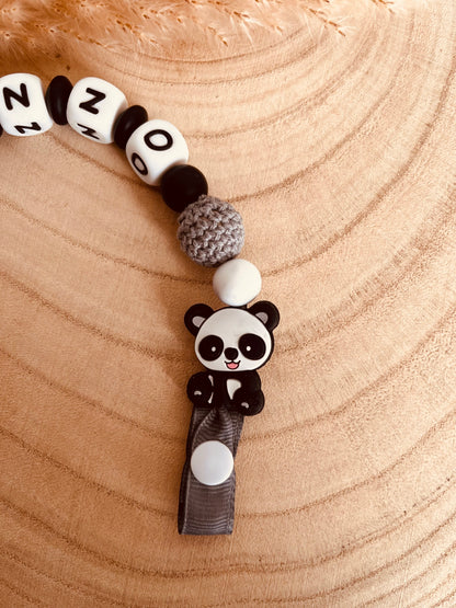 Gray panda packe attachment