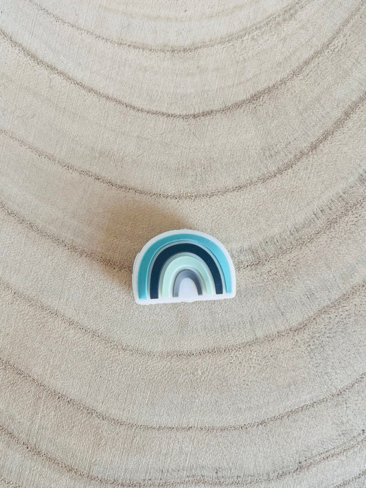 Perle silicone arc en ciel