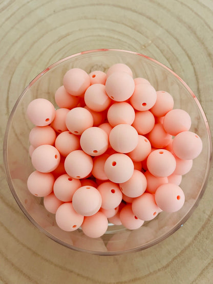 Perle silicone ronde 15mm