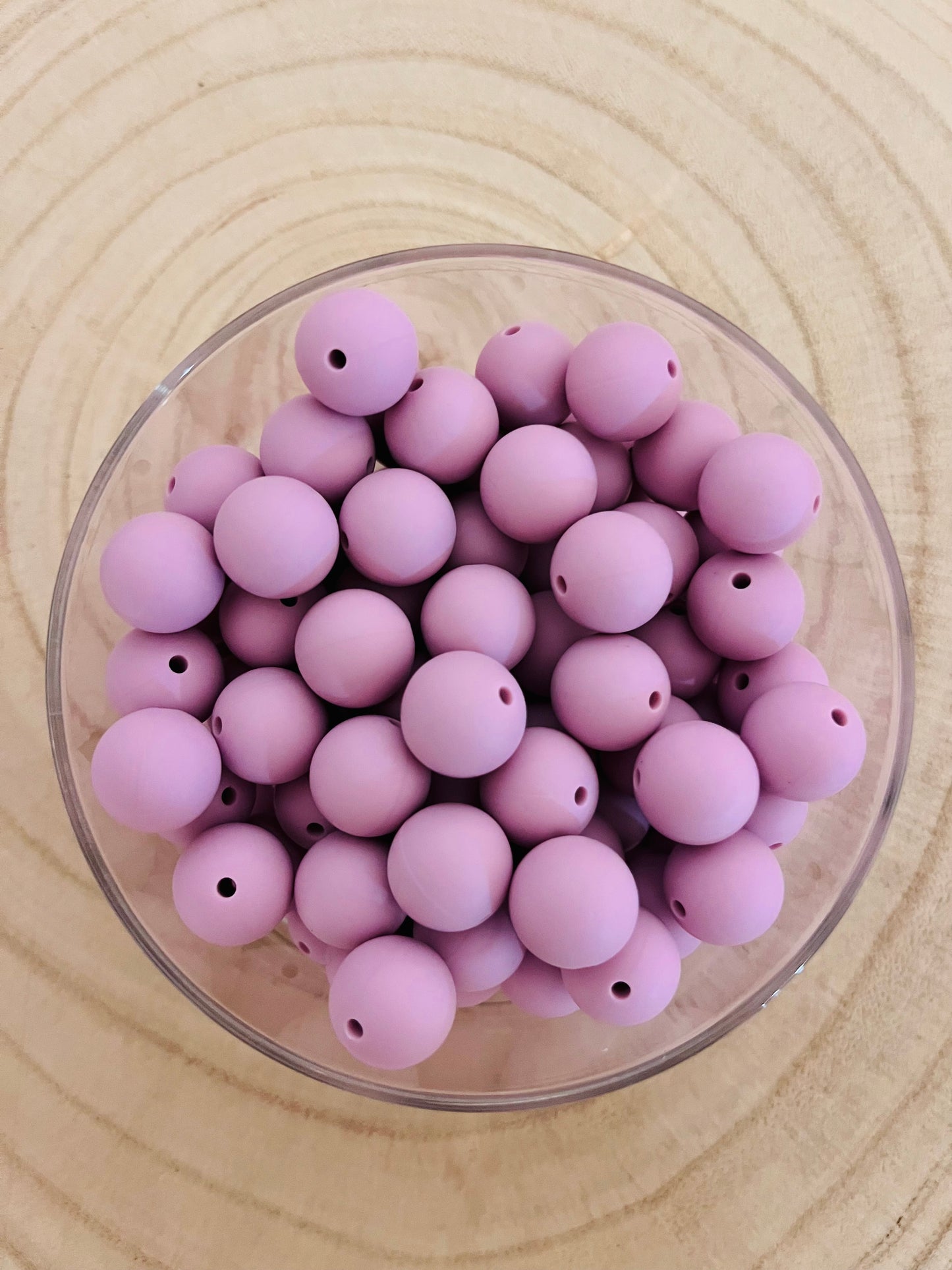 Perle silicone ronde 15mm