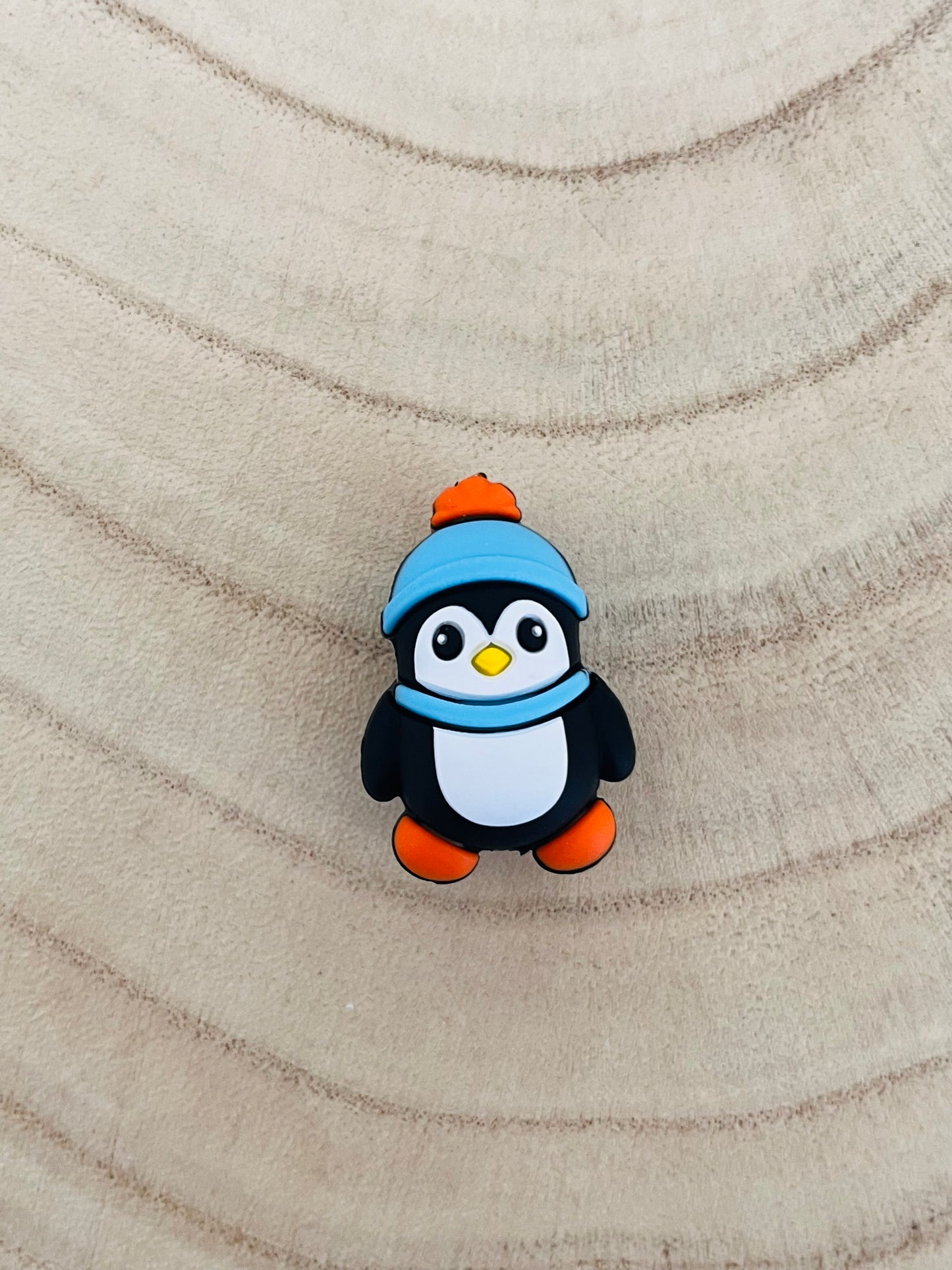 Perle silicone Pingouin 3D