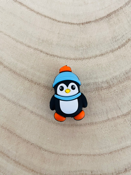 Perle silicone Pingouin 3D
