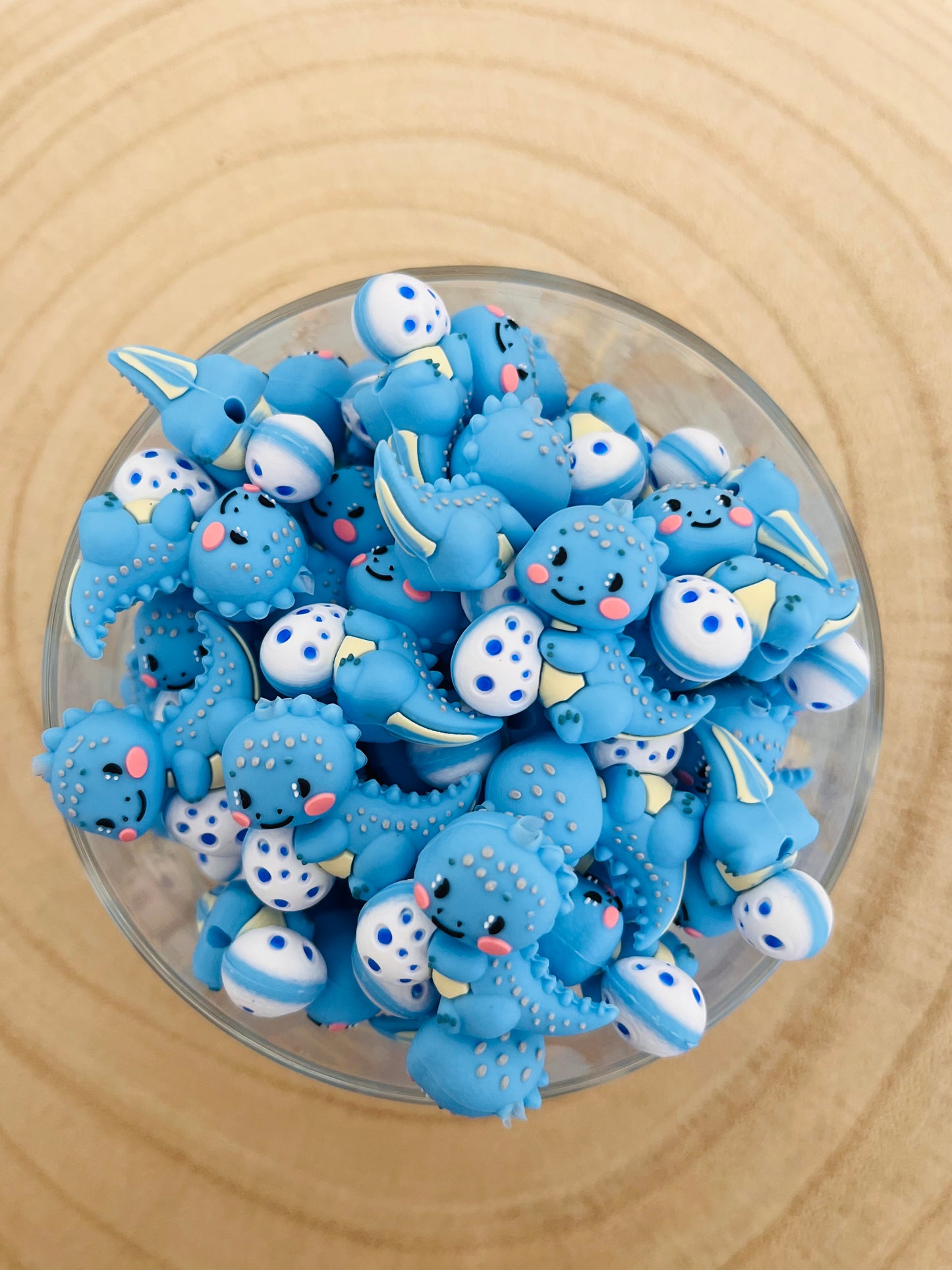 🦕 Perle Silicone Petit Dinosaure 3D