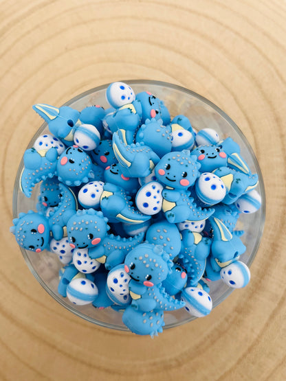 🦕 Perle Silicone Petit Dinosaure 3D