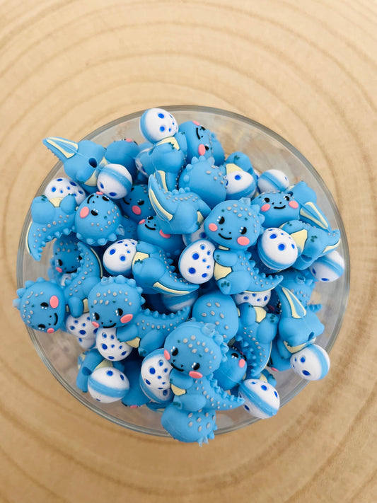 🦕 Perle Silicone Petit Dinosaure 3D