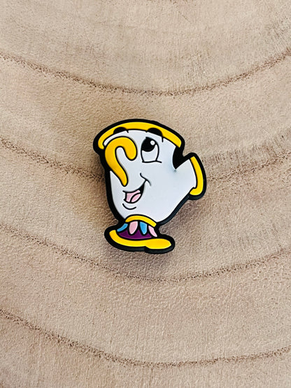 Perle silicone la belle et la bête