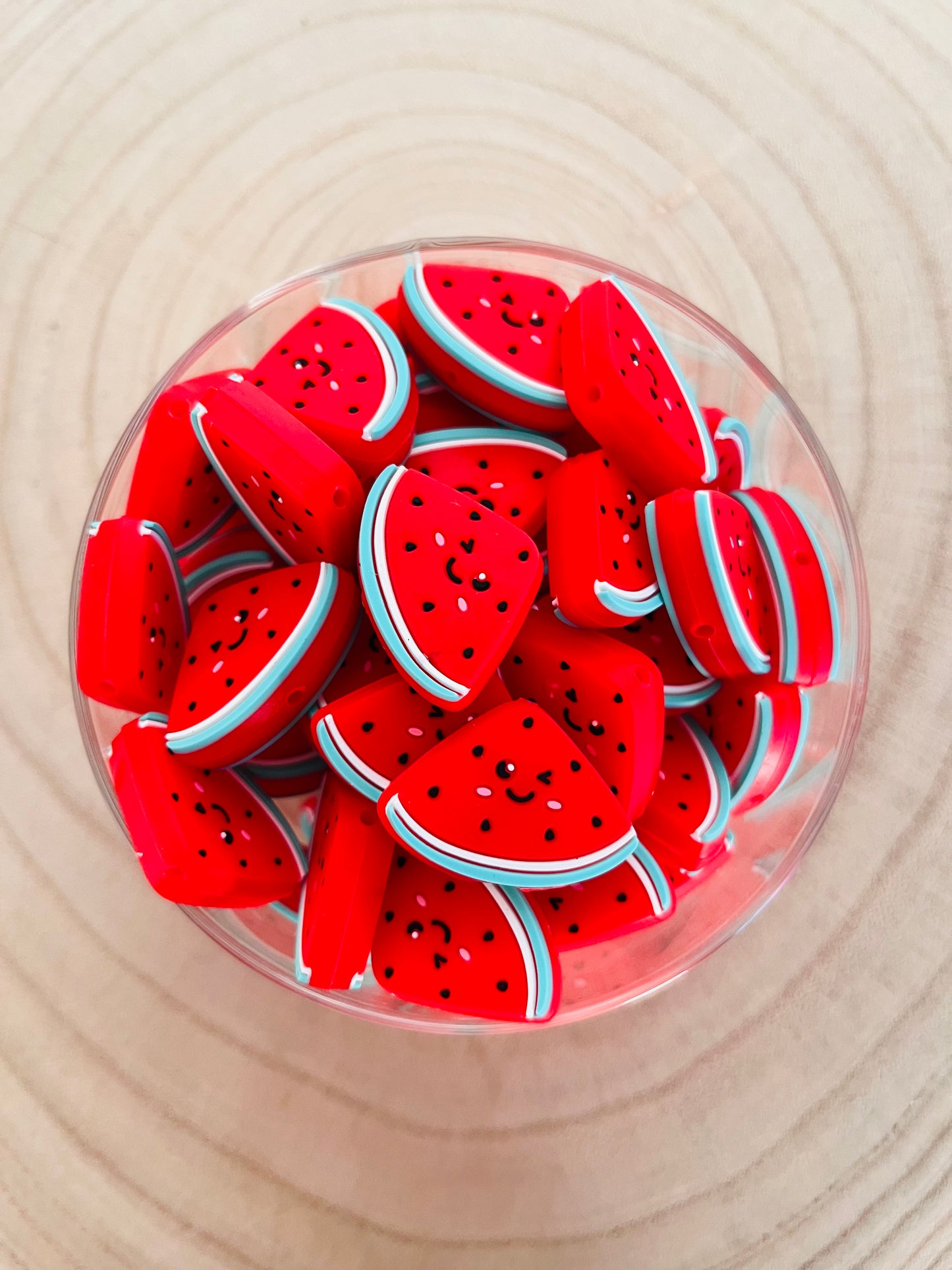 Perle silicone pastèque