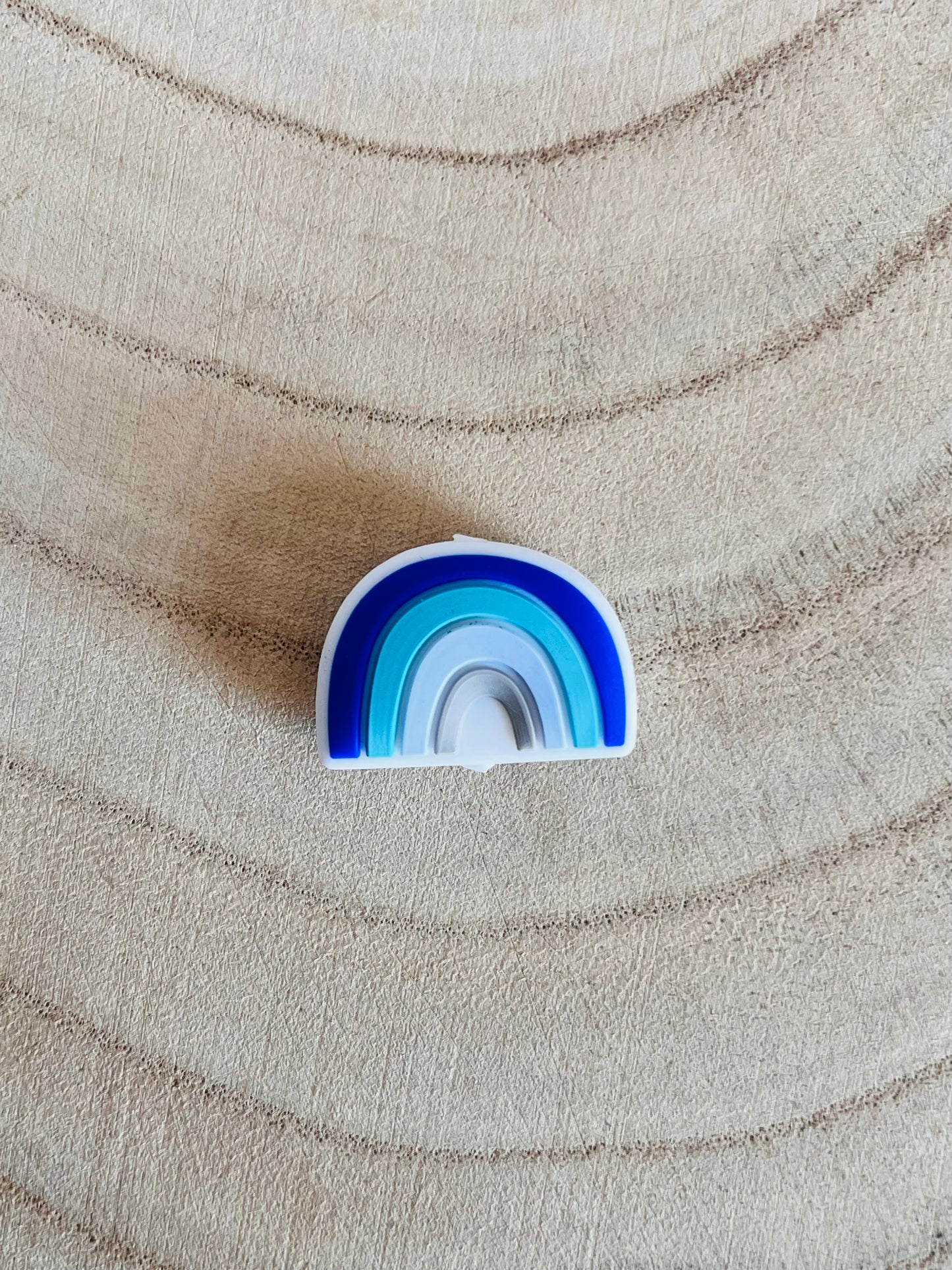 Perle silicone arc en ciel