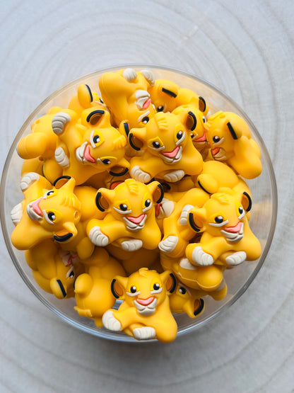 Perle silicone 3D Le Roi Lion Simba