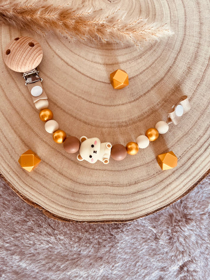 Attache tétine Ourson KAWAII 🧸✨