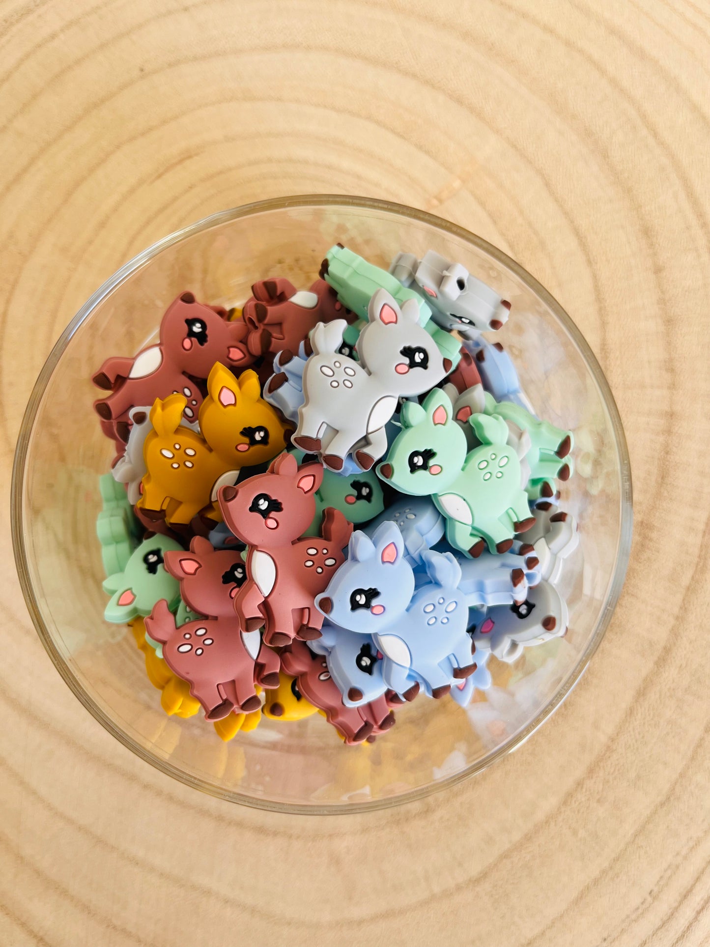 Perle silicone Biche