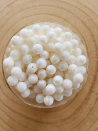 Perle ronde 12 mm Blanc Nacre