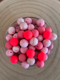 Perle_silicone_15mm_rose