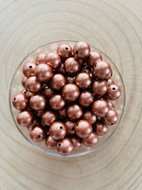 Perle silicone 15mm rose gold