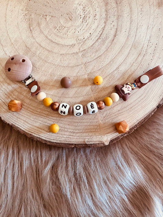 attache tétine personnalisé toy story woody
